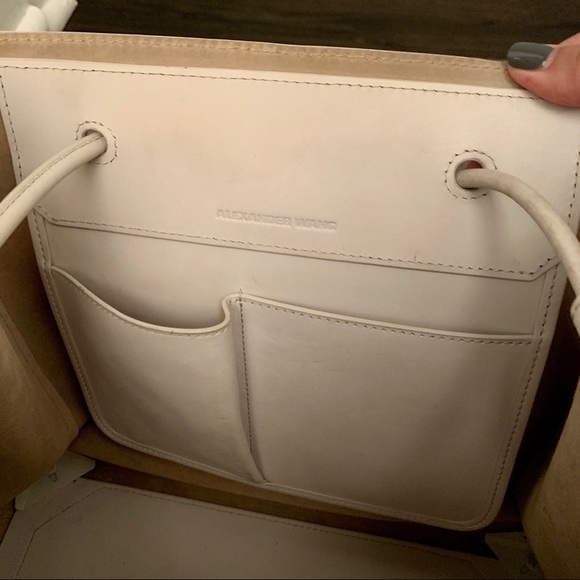 ALEXANDER WANG white leather Prisma bag - Picture 3 of 6
